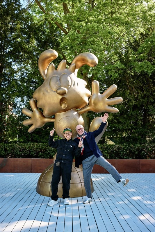 Swatch x Verdy: 5 watches and a bronze statue at the Biennale - Domus